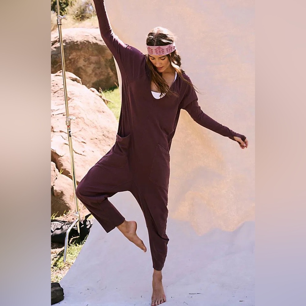 Free People Movement Hot Shot Long-Sleeve Onesie